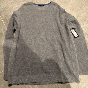 Rhone Walden Waffle Knit Sweater in Light Gray Heather Size XXL